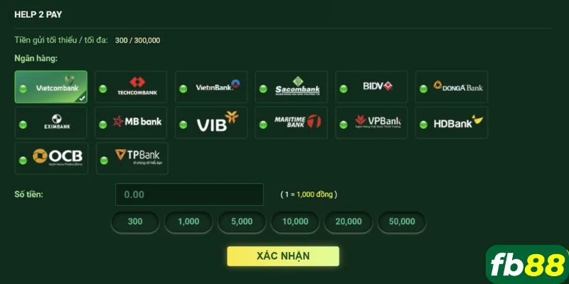 Chọn cách thức nạp tiền phù hợp để quá trình diễn ra thuận tiện và nhanh chóng.